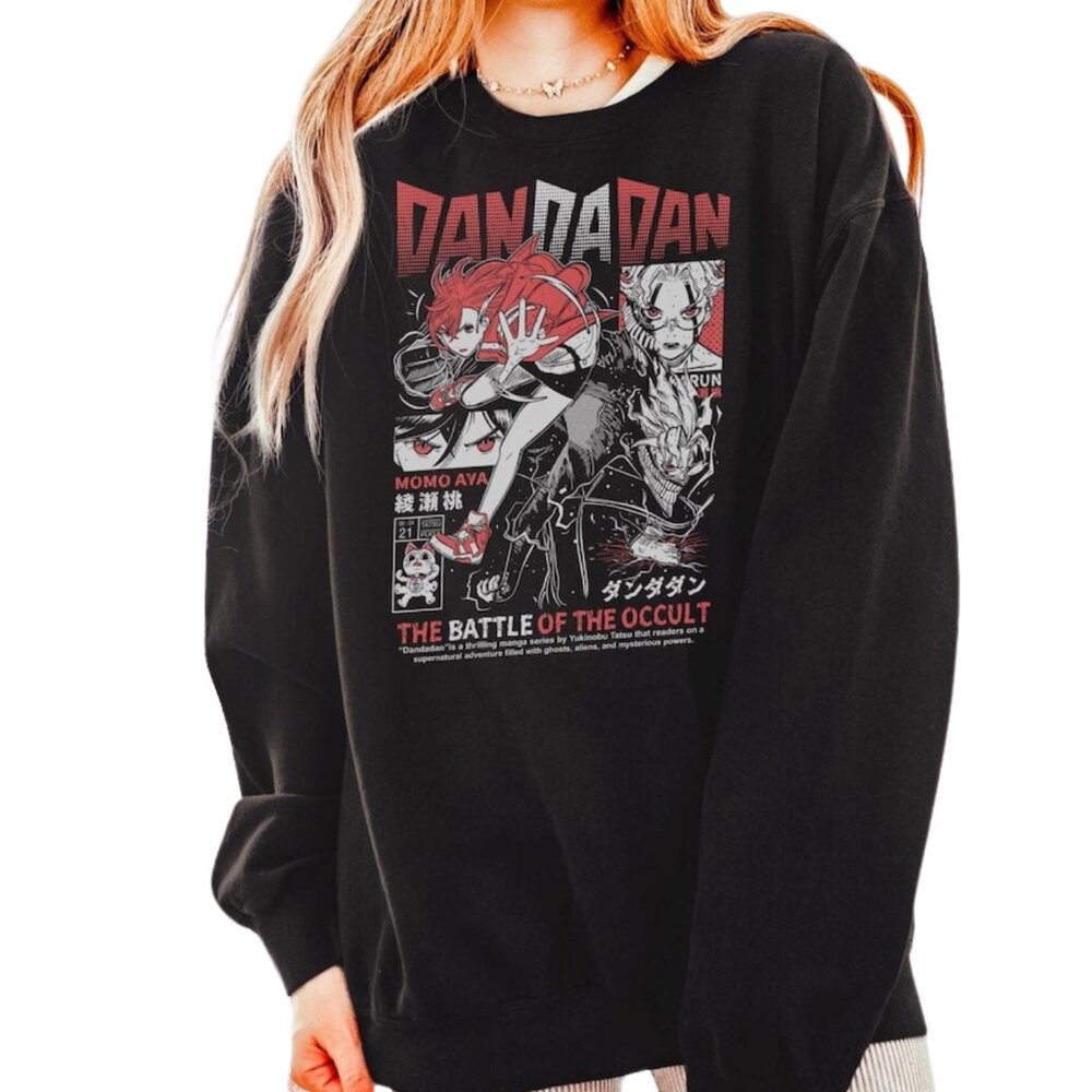 DanDaDan Sweatshirt,  Dandadan Anime Clothes & Merch for Otaku